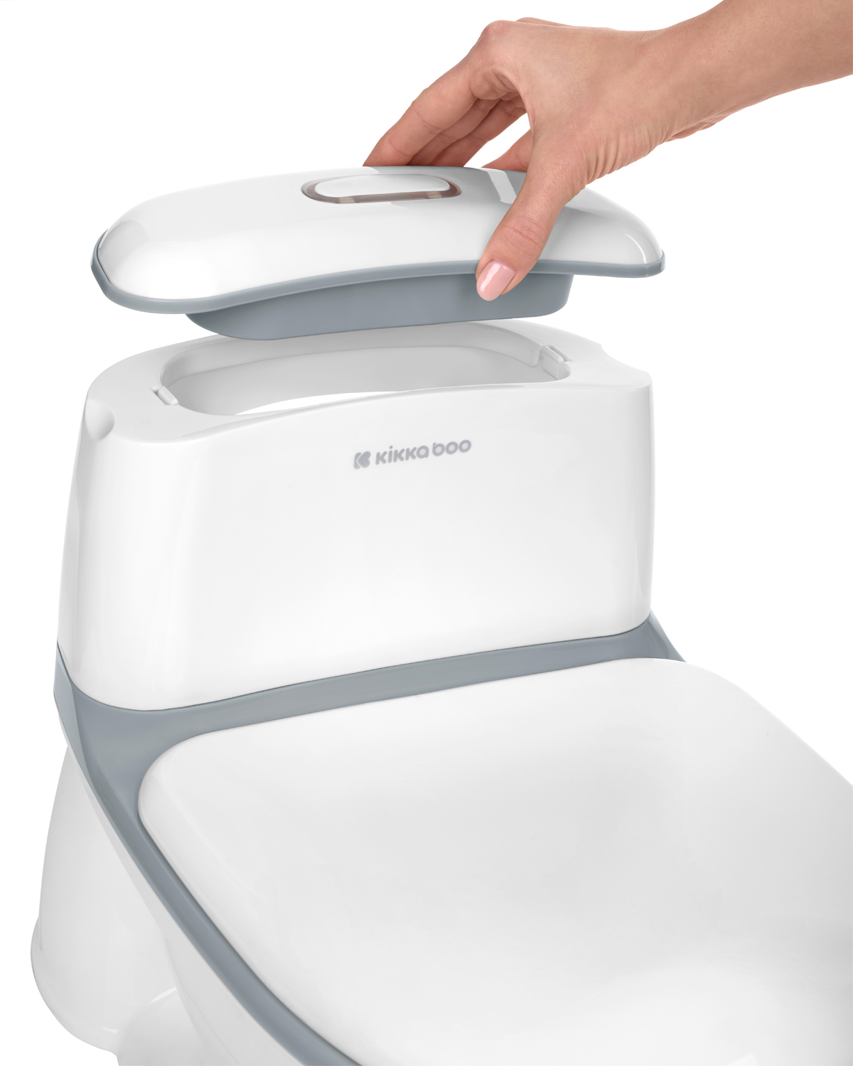 Inodoro para bebes Flushy Gris