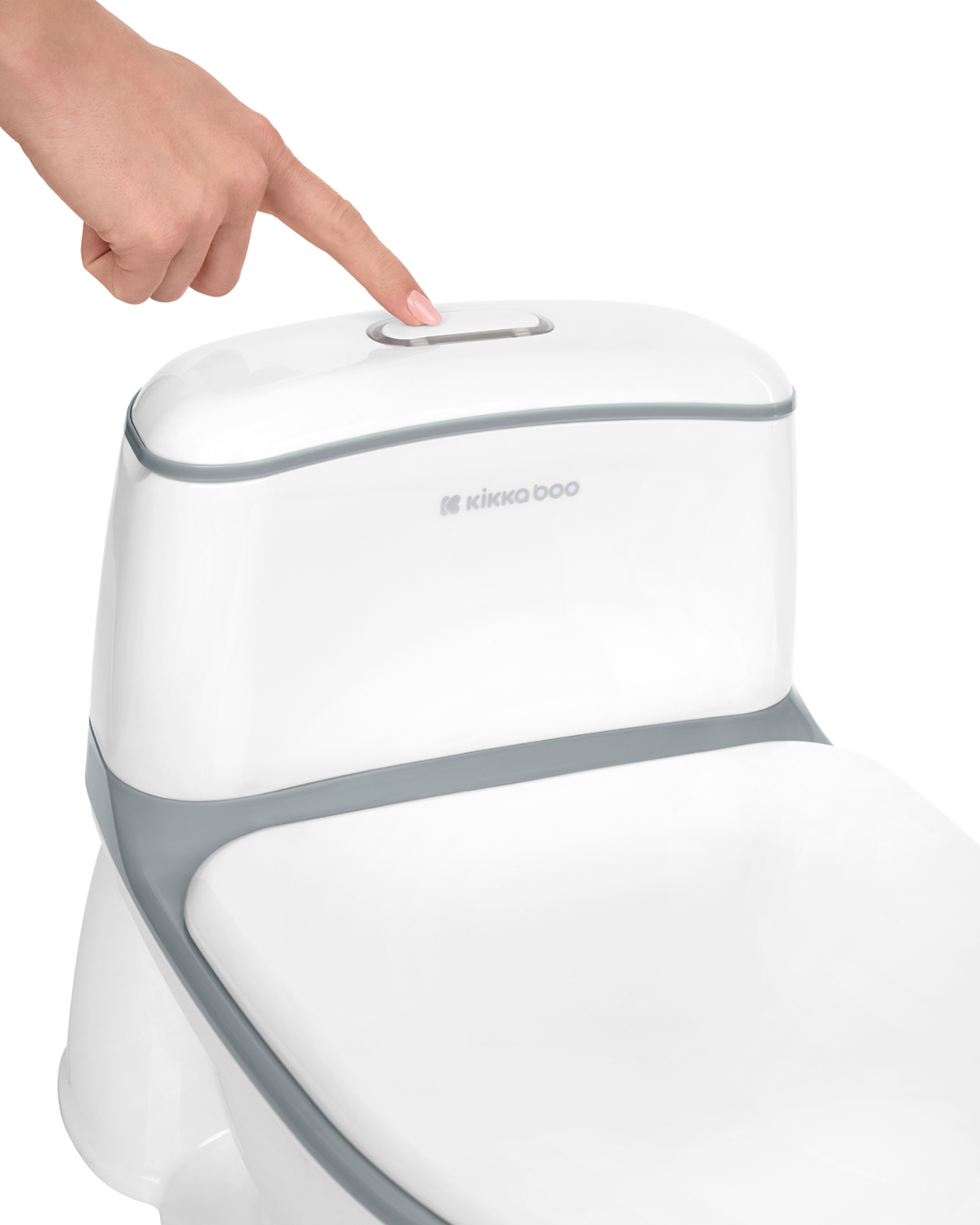 Inodoro para bebes Flushy Gris