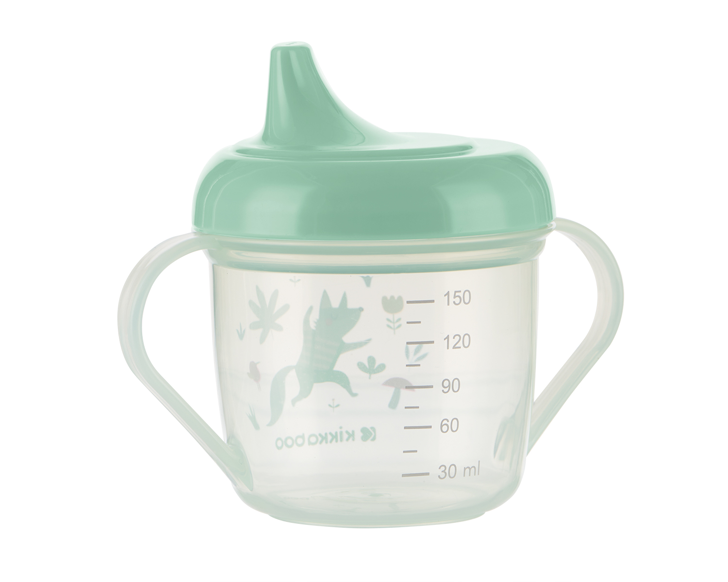 Vaso PP con boquilla 150ml Forest Party Menta