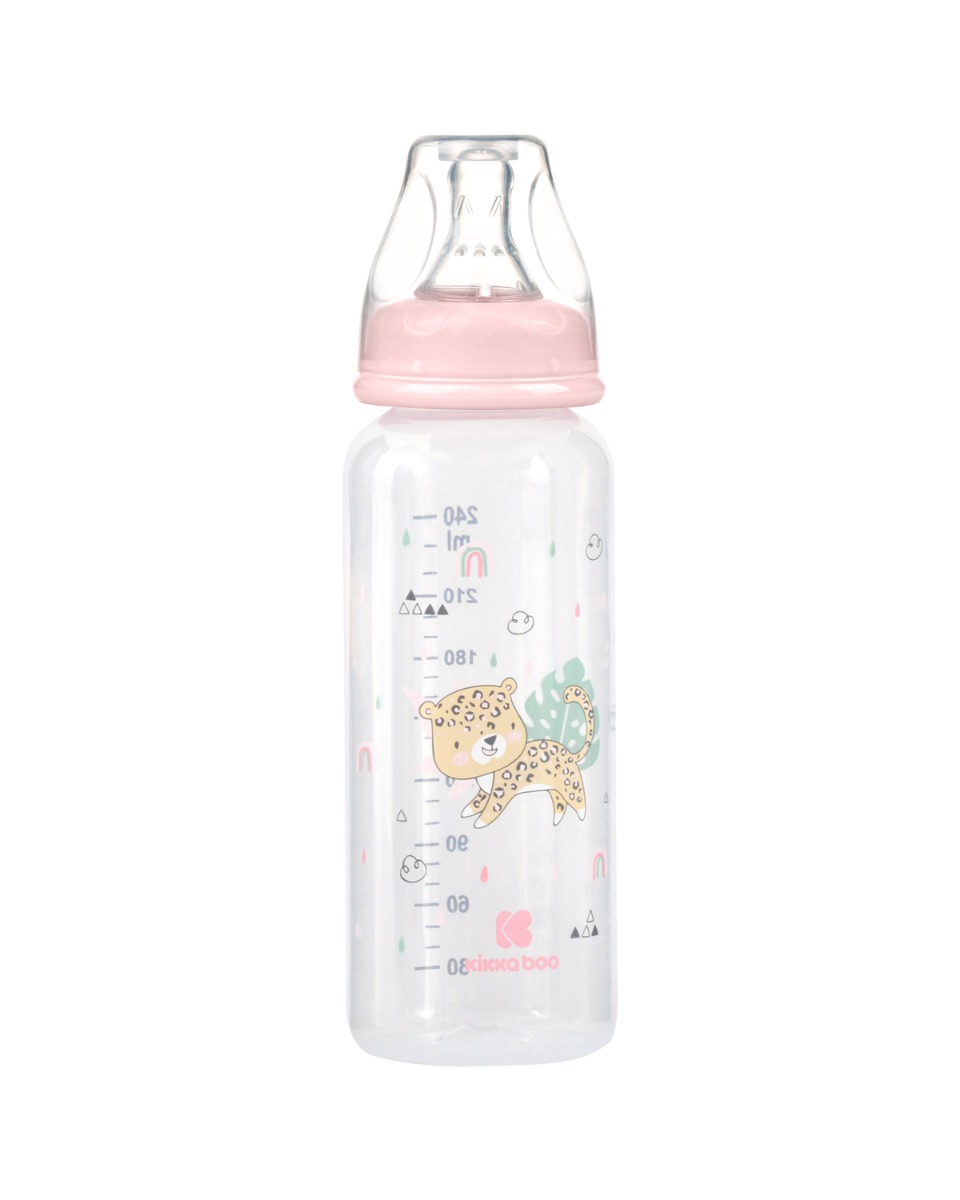 Biberón anticólico 240ml Savanna Rosa