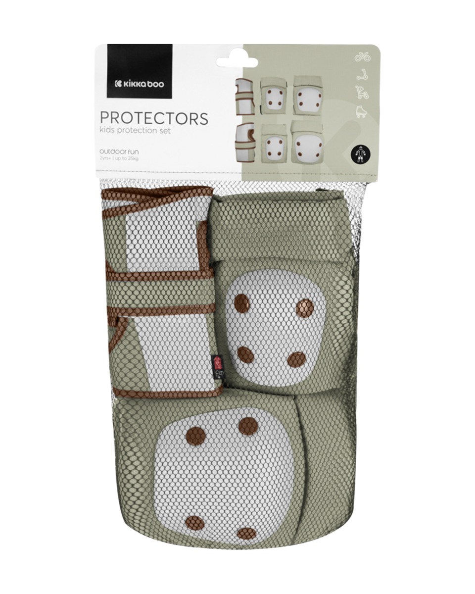 Protectores para rodillas y codos Verde Militar