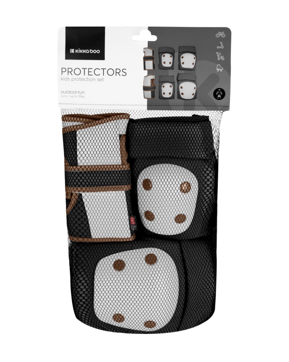 Protectores para rodillas y codos Negro