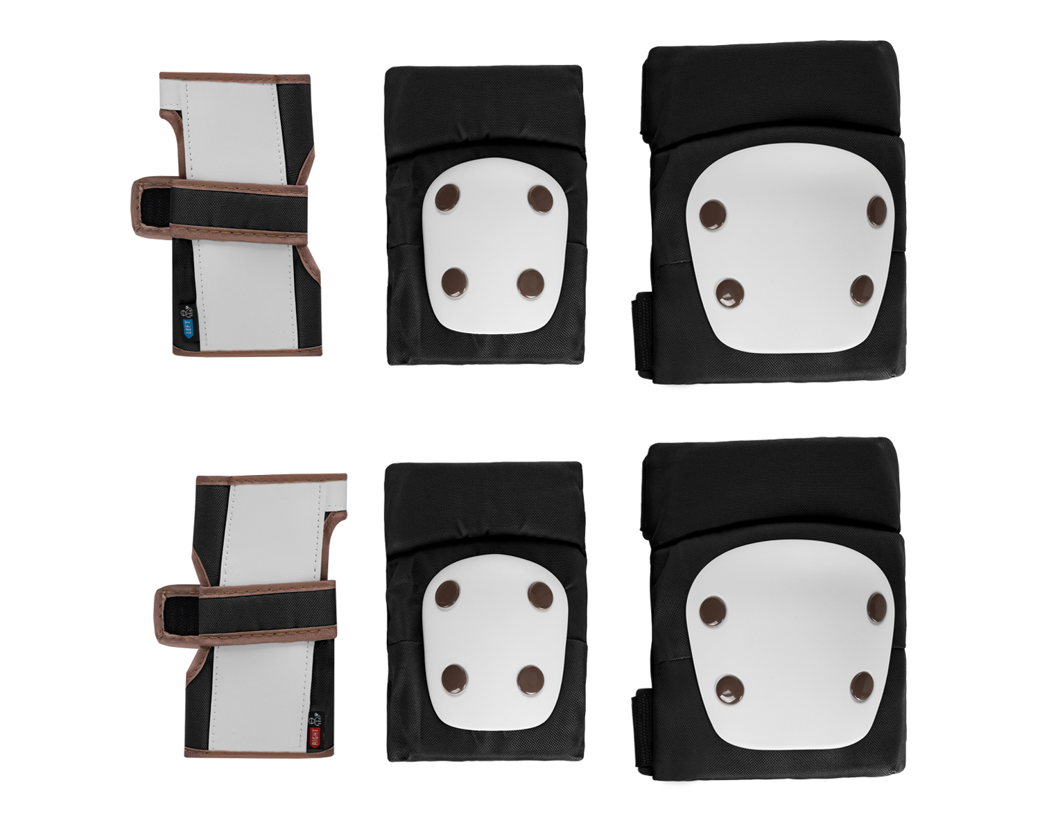 Protectores para rodillas y codos Negro