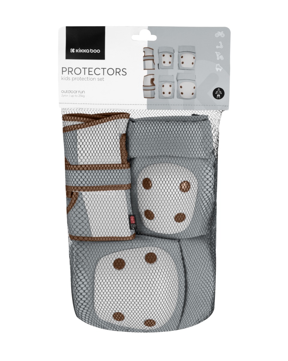 Protectores para rodillas y codos Gris