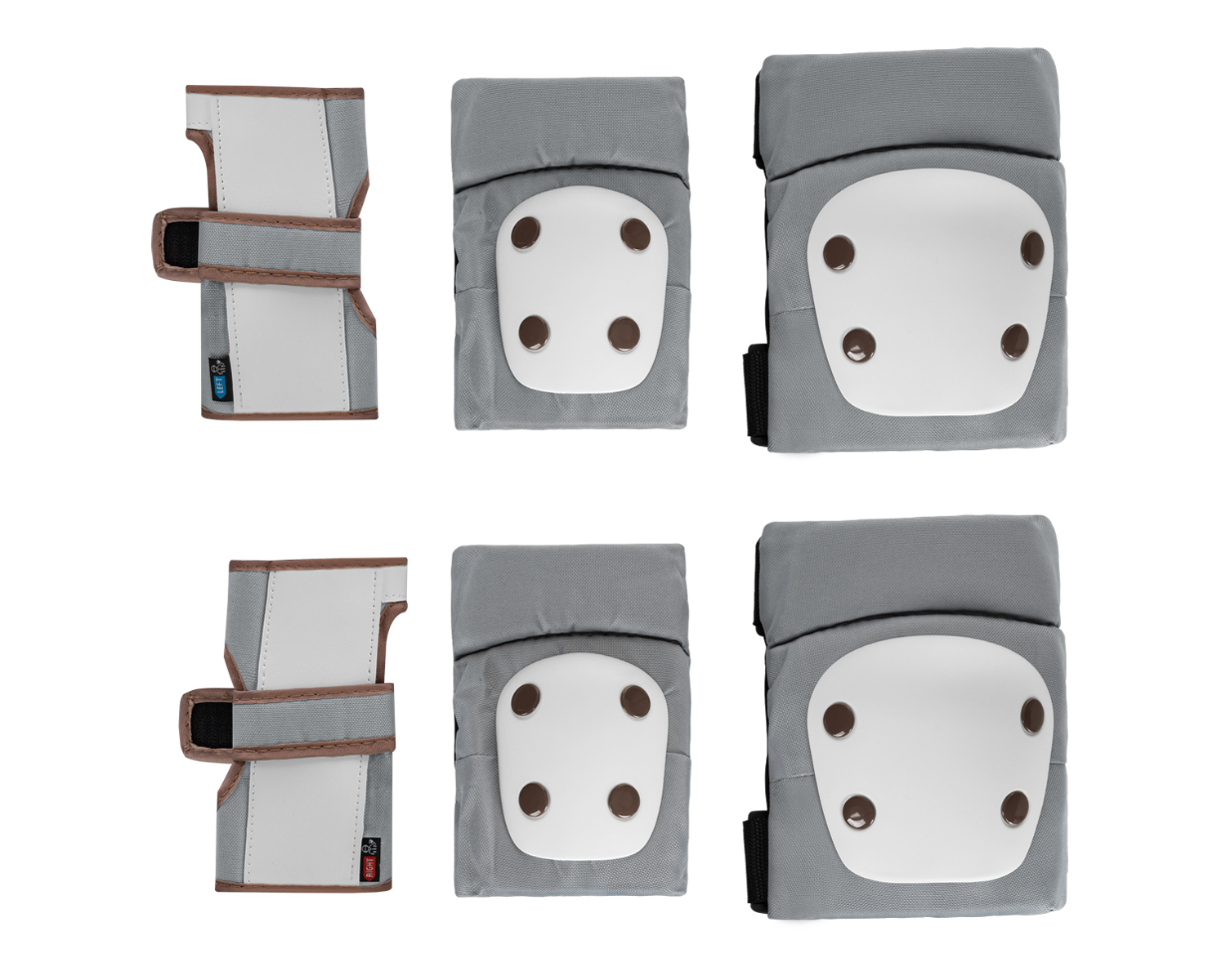 Protectores para rodillas y codos Gris