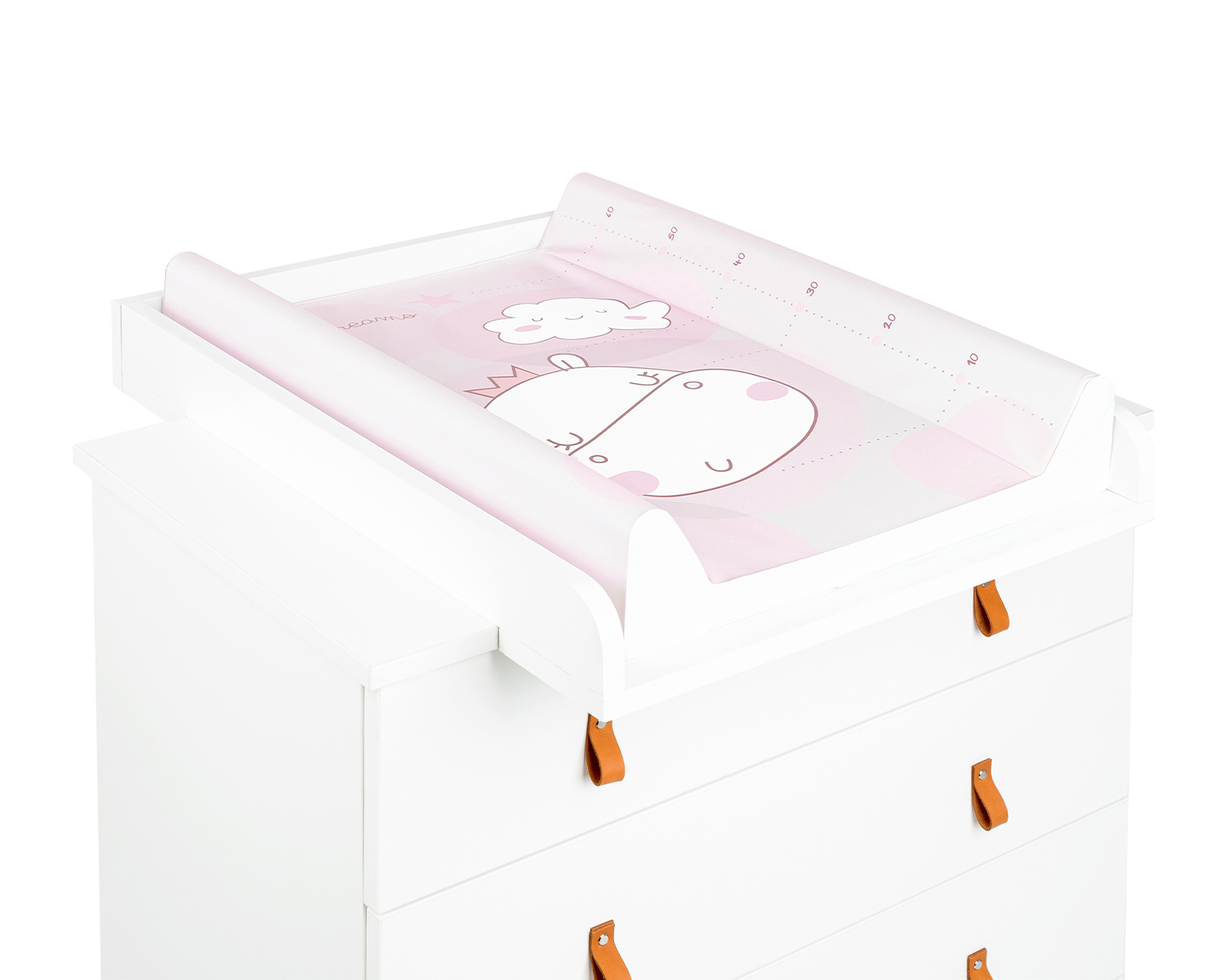 Cambiador suave de PVC 70x50cm Hippo Dreams