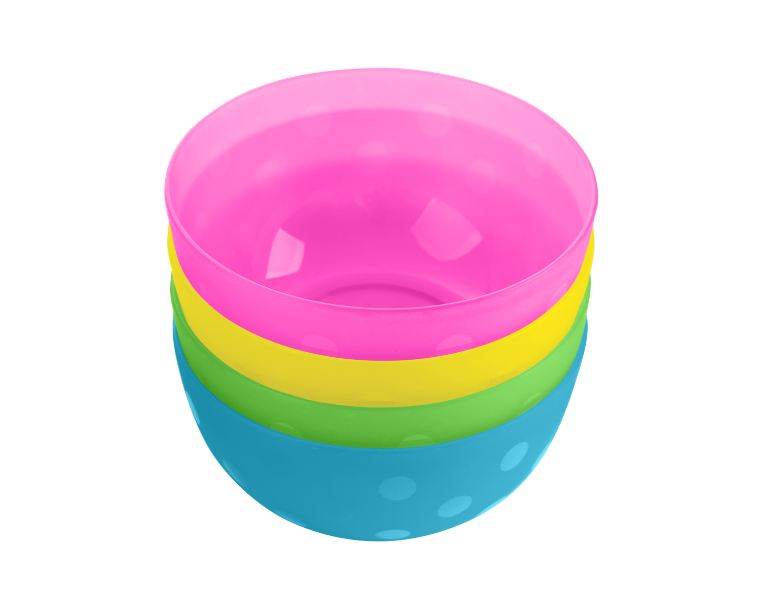 Juego de cuencos PP 4uds Rainbow