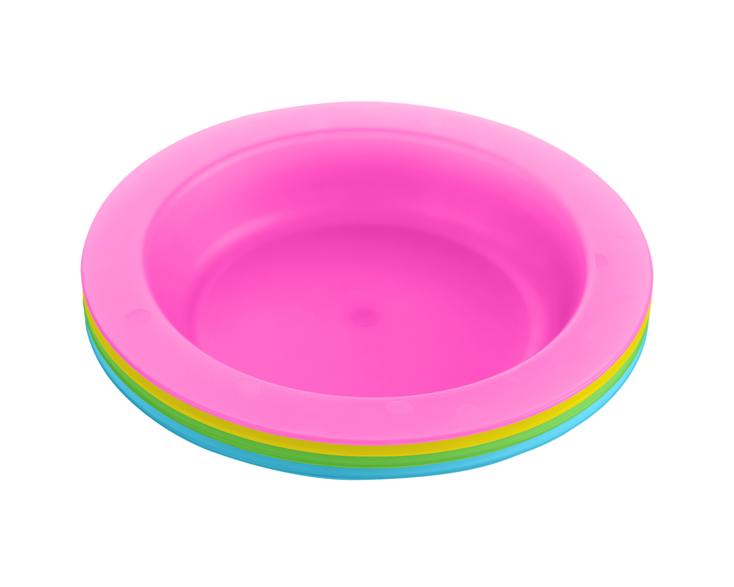 Juego de platos PP 4uds Rainbow