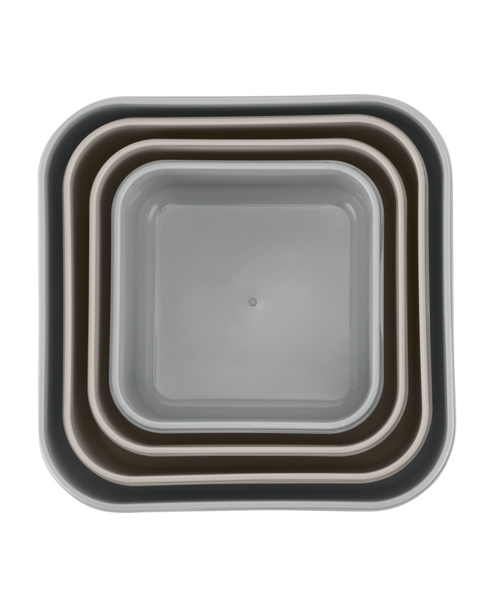 Fiambreras PP 4uds Kitty Cat Gris