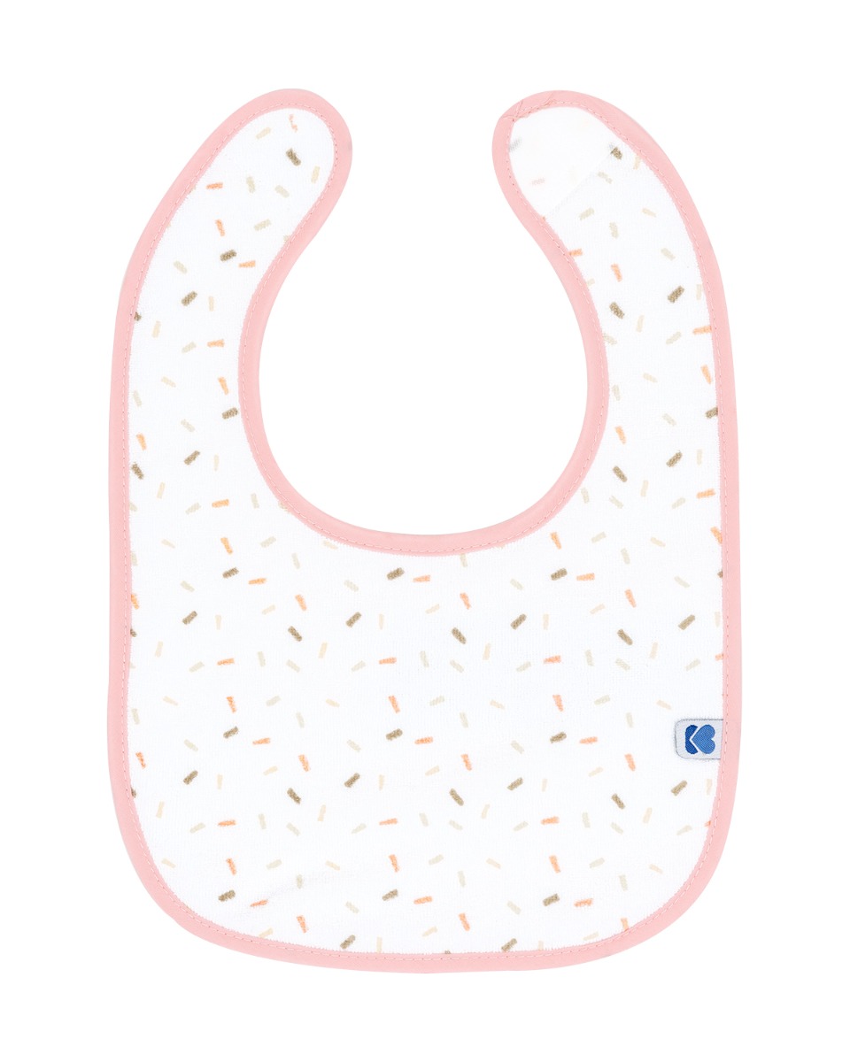 Set de 3 baberos de rizo Hippo Dreams Rosa