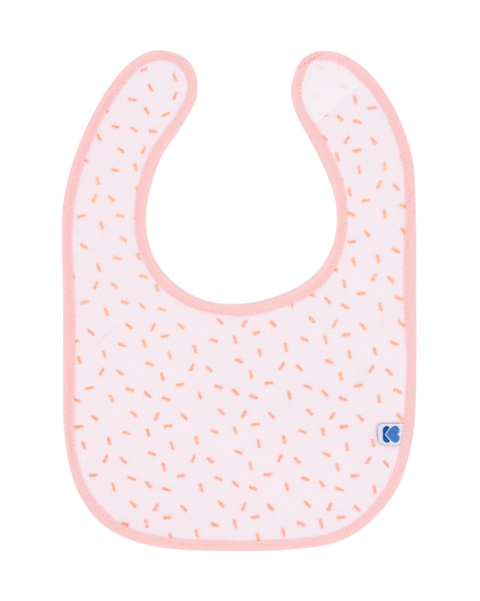 Set de 3 baberos de rizo Hippo Dreams Rosa