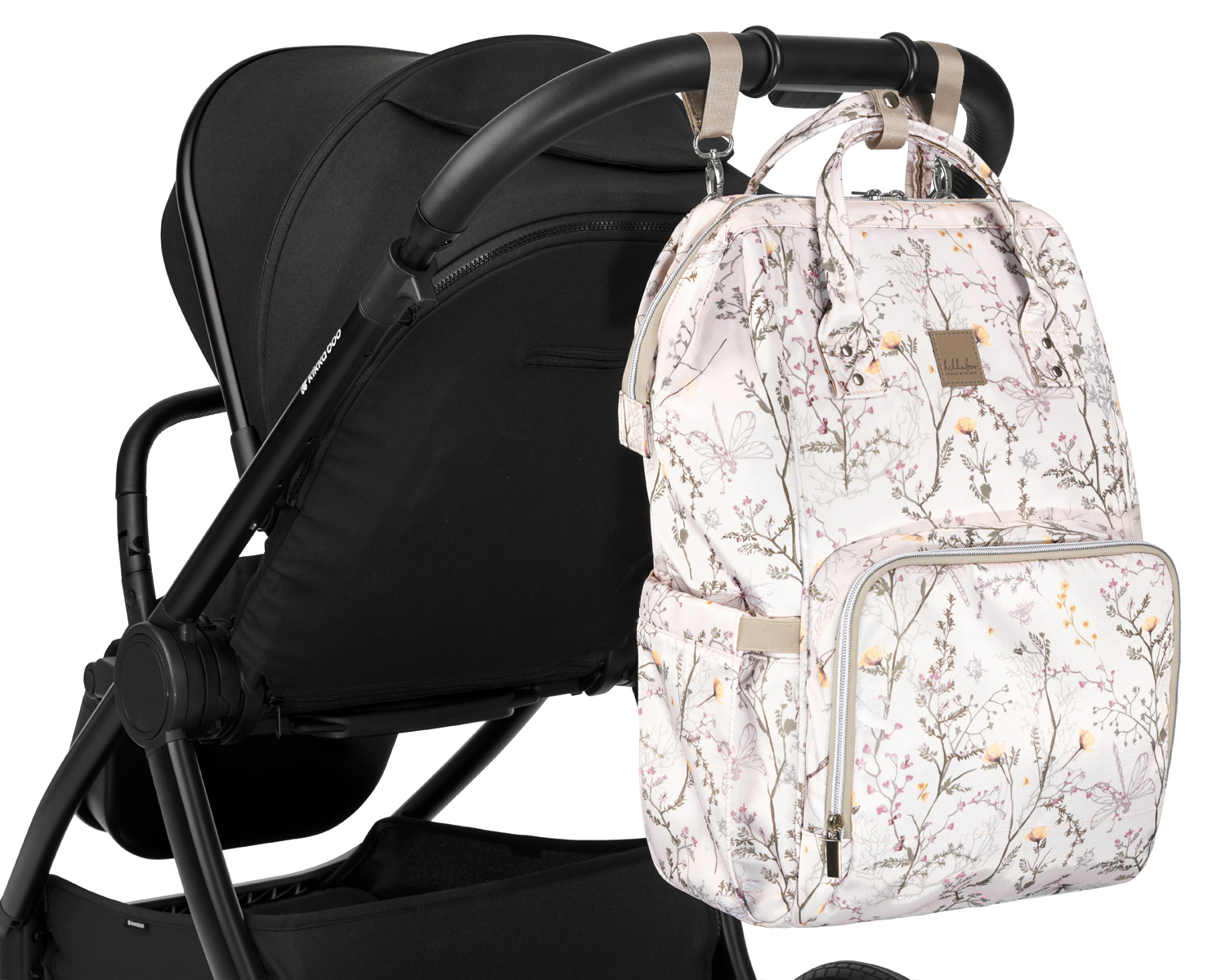Bolsa de mamá Siena Luxe Secret Garden Beige