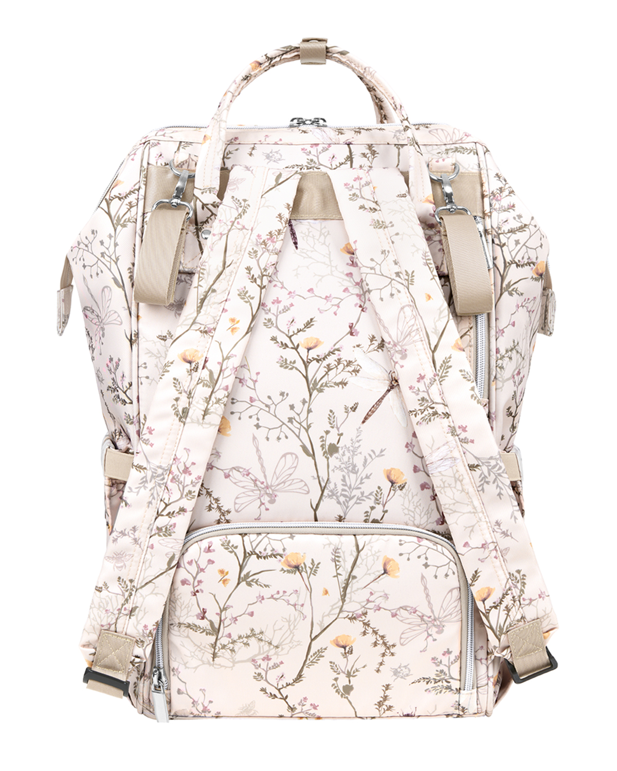 Bolsa de mamá Siena Luxe Secret Garden Beige