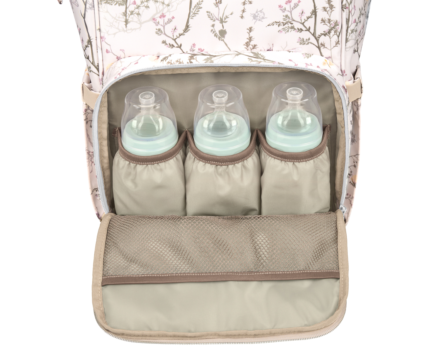 Bolsa de mamá Siena Luxe Secret Garden Beige