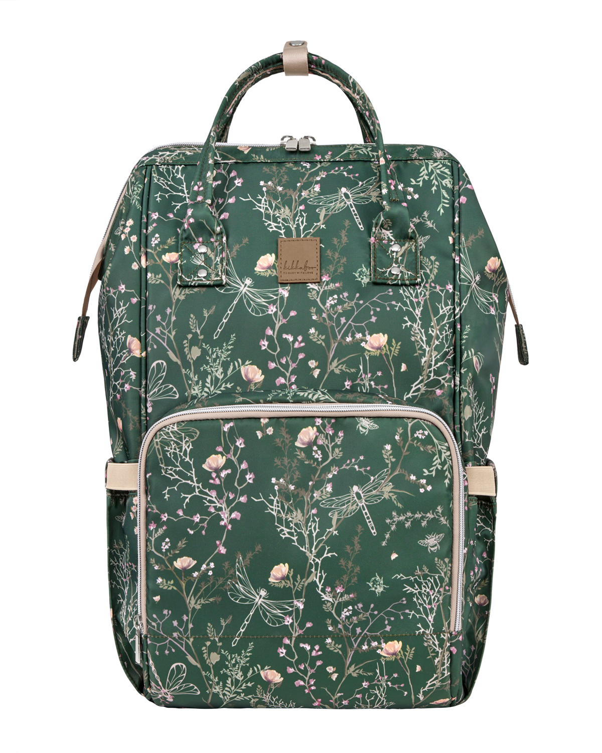 Bolsa de mamá Siena Luxe Secret Garden Verde Intenso