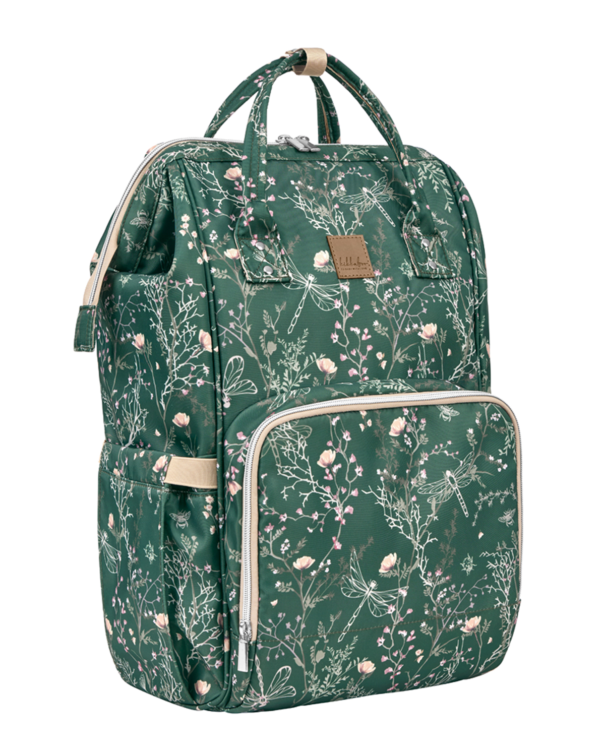 Bolsa de mamá Siena Luxe Secret Garden Verde Intenso