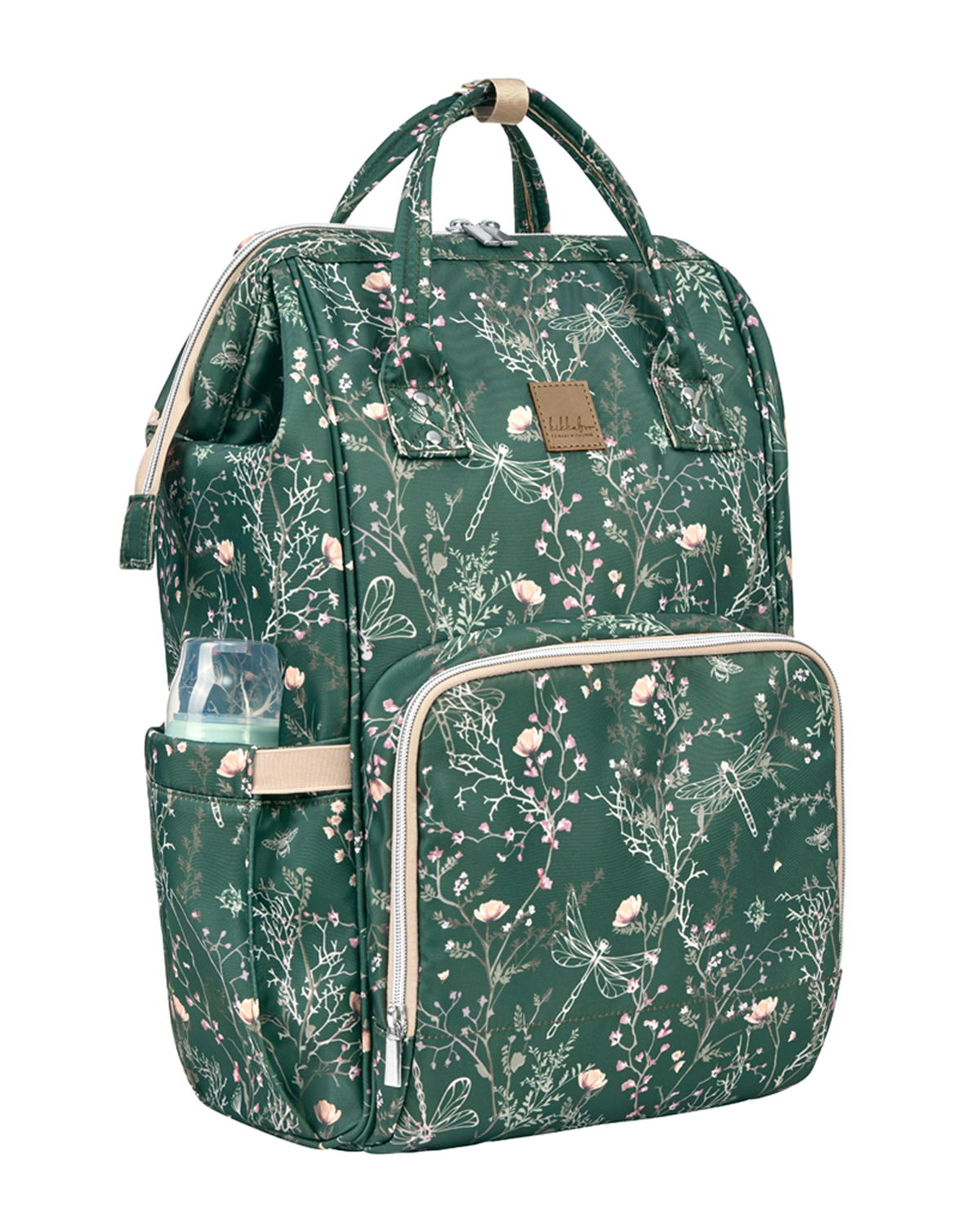 Bolsa de mamá Siena Luxe Secret Garden Verde Intenso