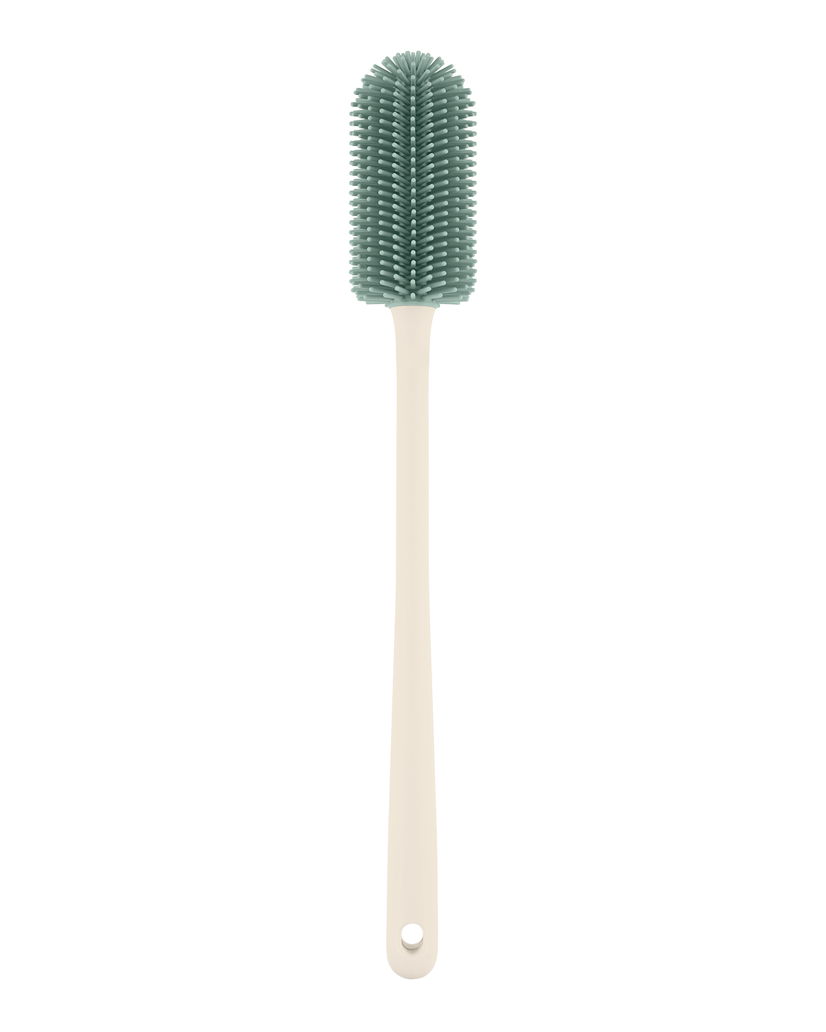 Silicone bottle brush set 3 pcs with holder Platinum Silicone Sage