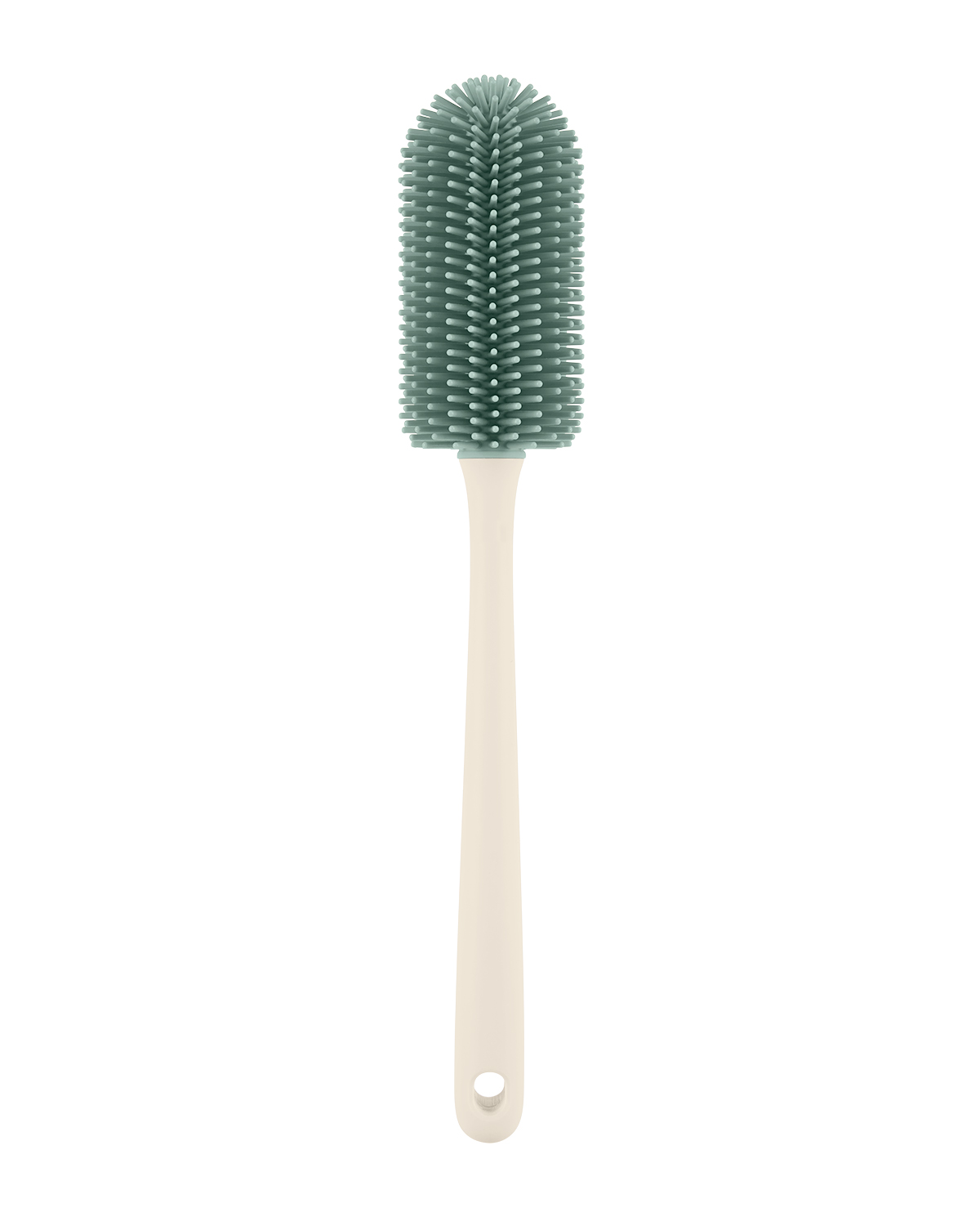 Silicone bottle brush set 3 pcs with holder Platinum Silicone Sage
