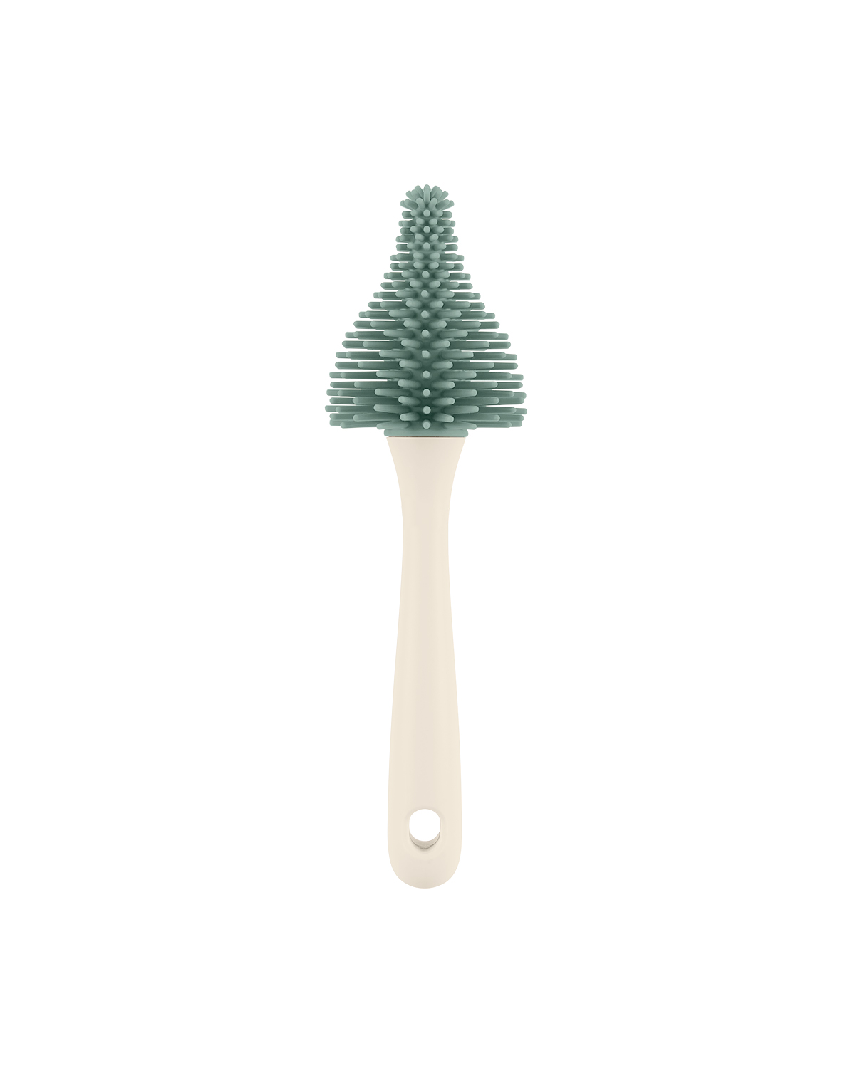 Silicone bottle brush set 3 pcs with holder Platinum Silicone Sage