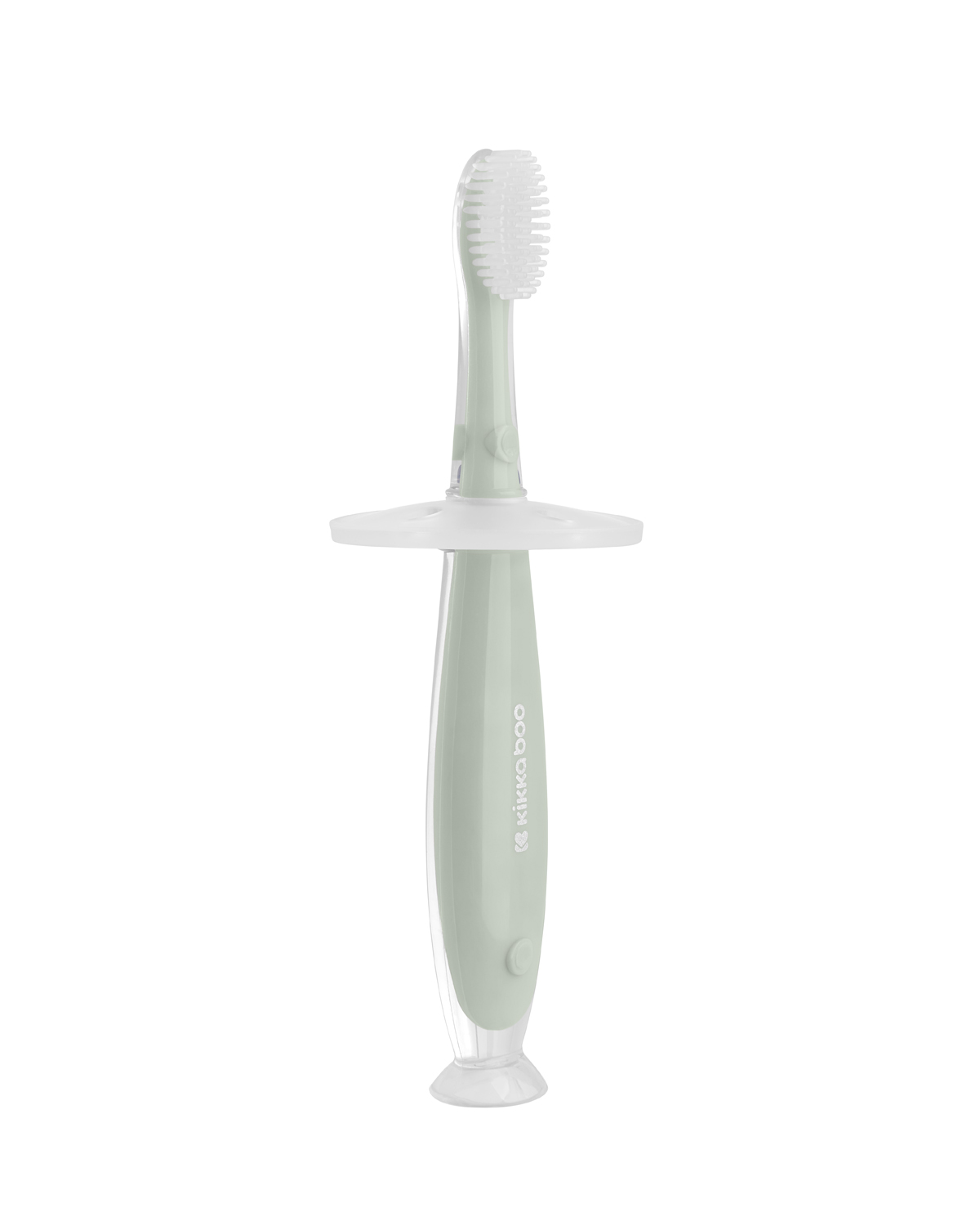 Cepillo de dientes de silicona con ventosa Softy Sage