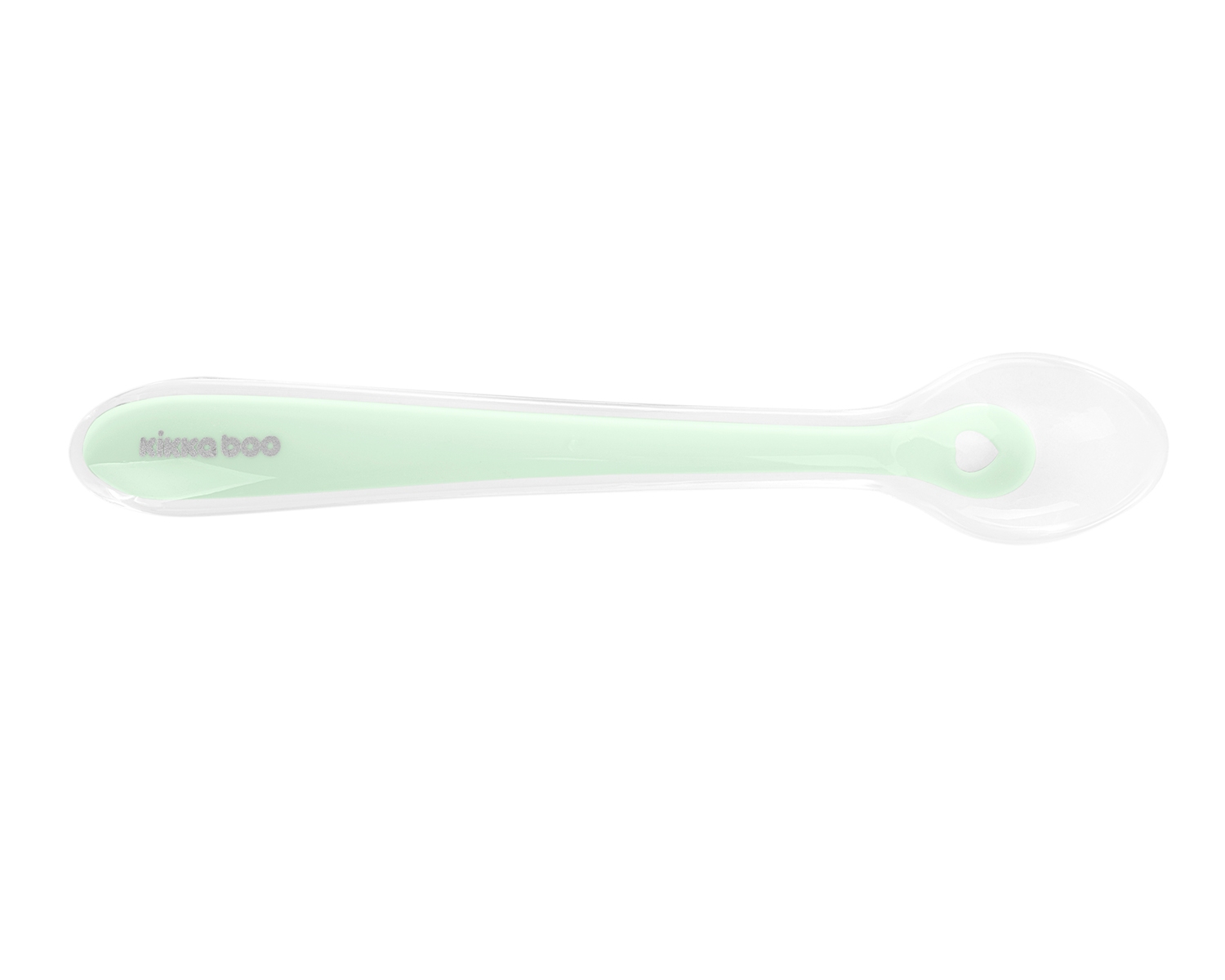 Cucharas de silicona con estuche 2unds Menta