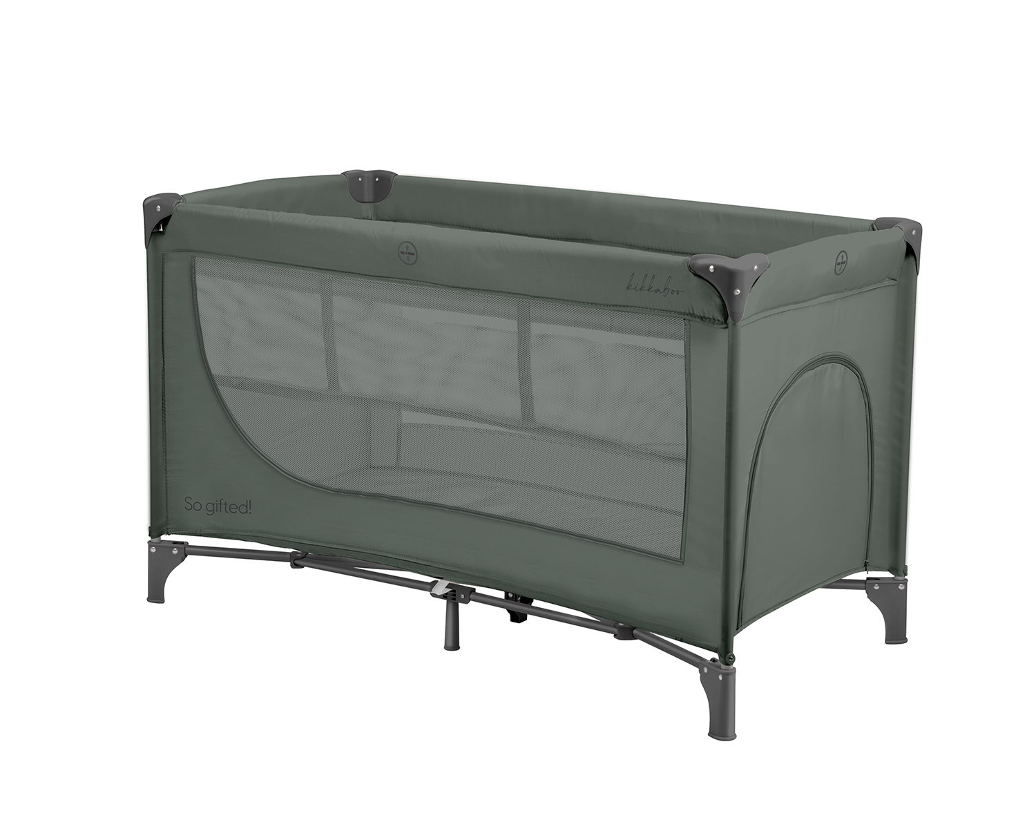 Cuna de viaje 2 niveles So Gifted verde 2026