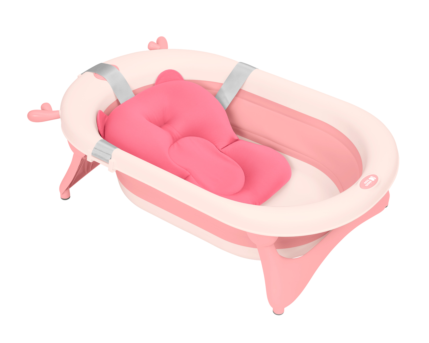 Soporte suave de baño Bear Rosa