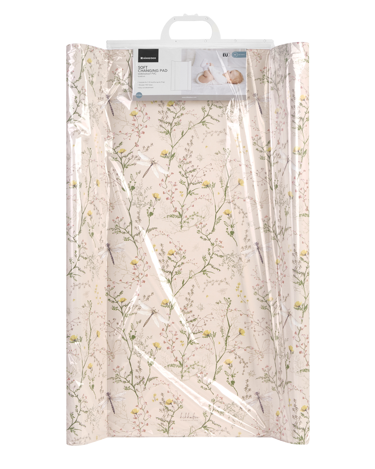 Cambiador suave de PVC 50x80cm Secret Garden Beige