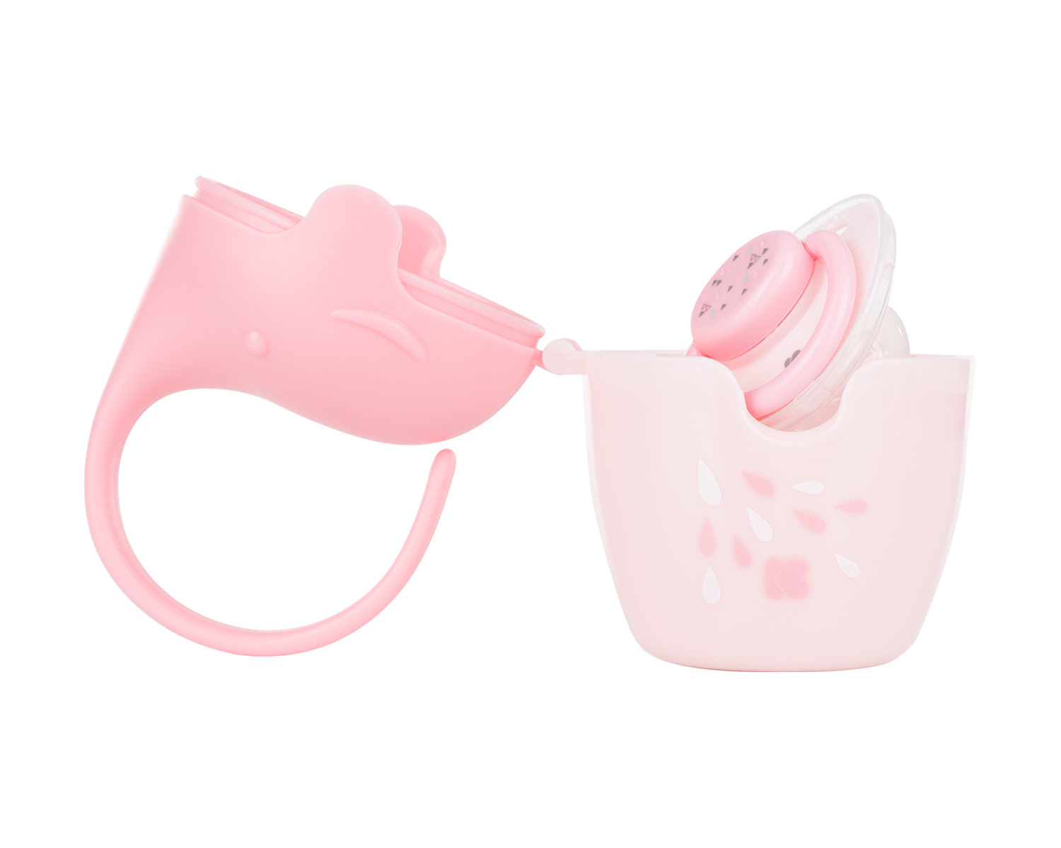 Caja portachupete Elephant Rosa