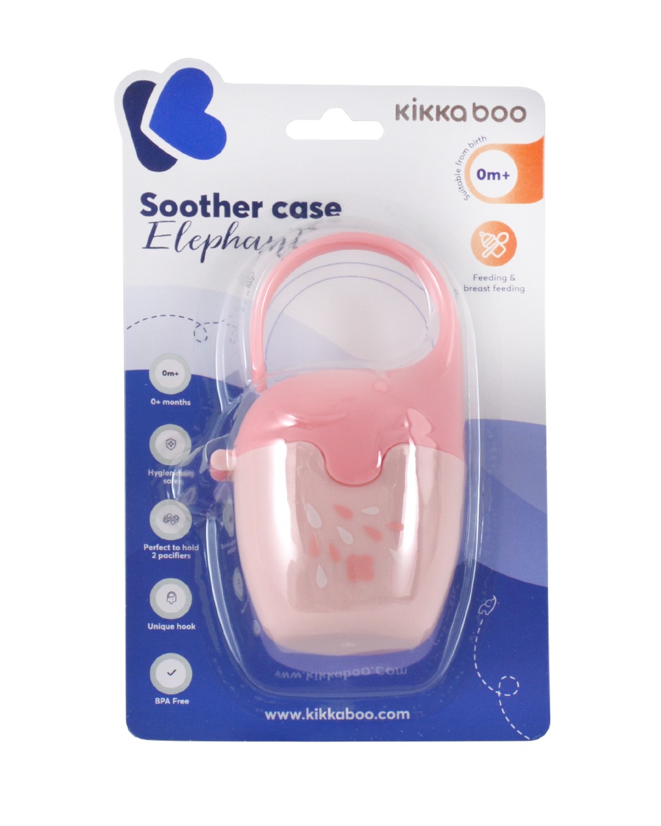 Caja portachupete Elephant Rosa