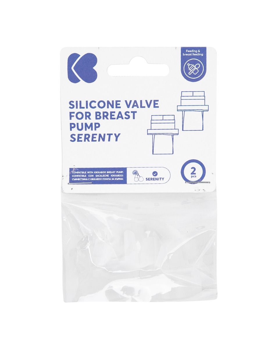 Válvula de silicona de repuesto - 2 uds. para sacaleches eléctrico Serenity