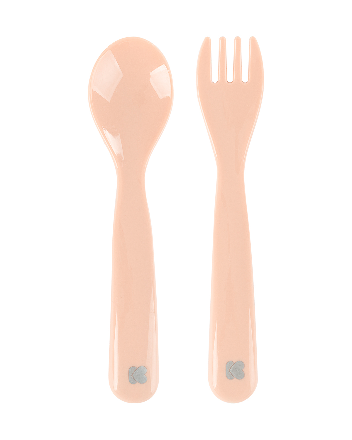 Set de cuchara y tenedor PP Glossy Rosa