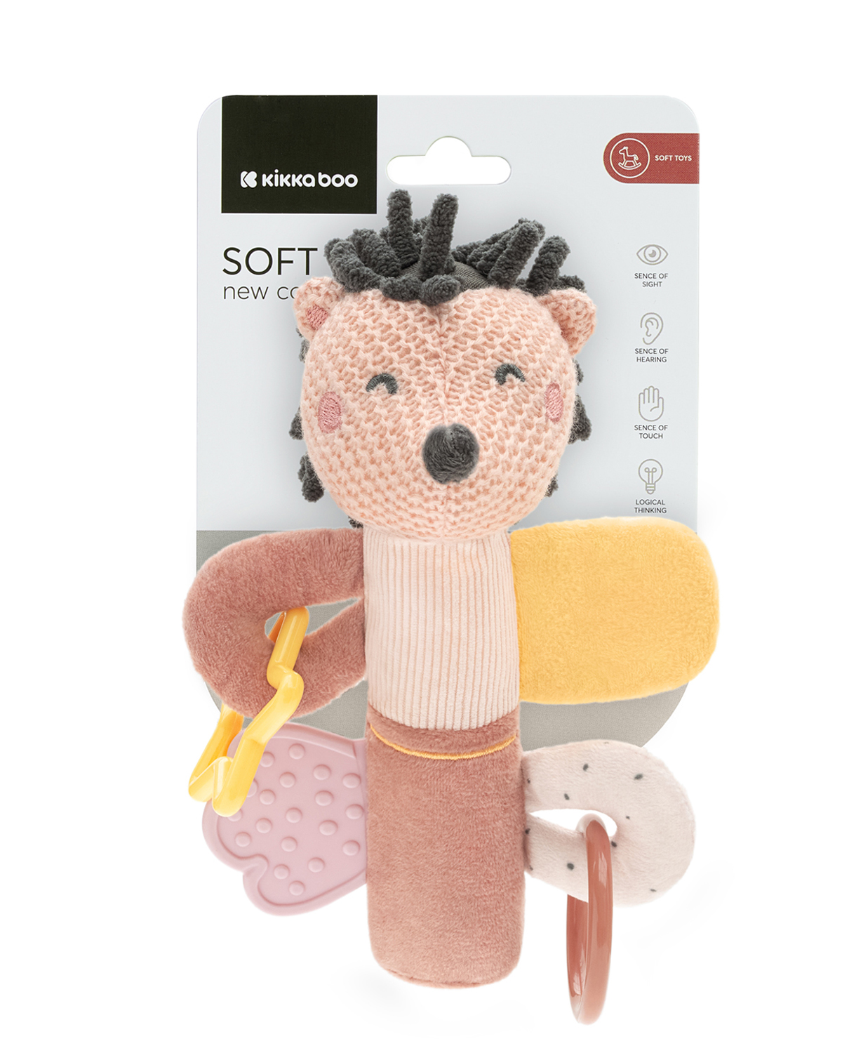 Squeaker toy with teether Hedge-hugs