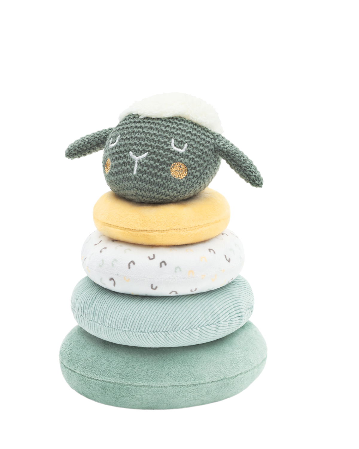 Torre apilable de felpa Sleepy Sheep