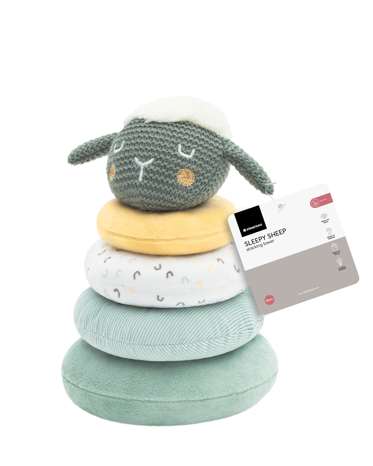 Torre apilable de felpa Sleepy Sheep