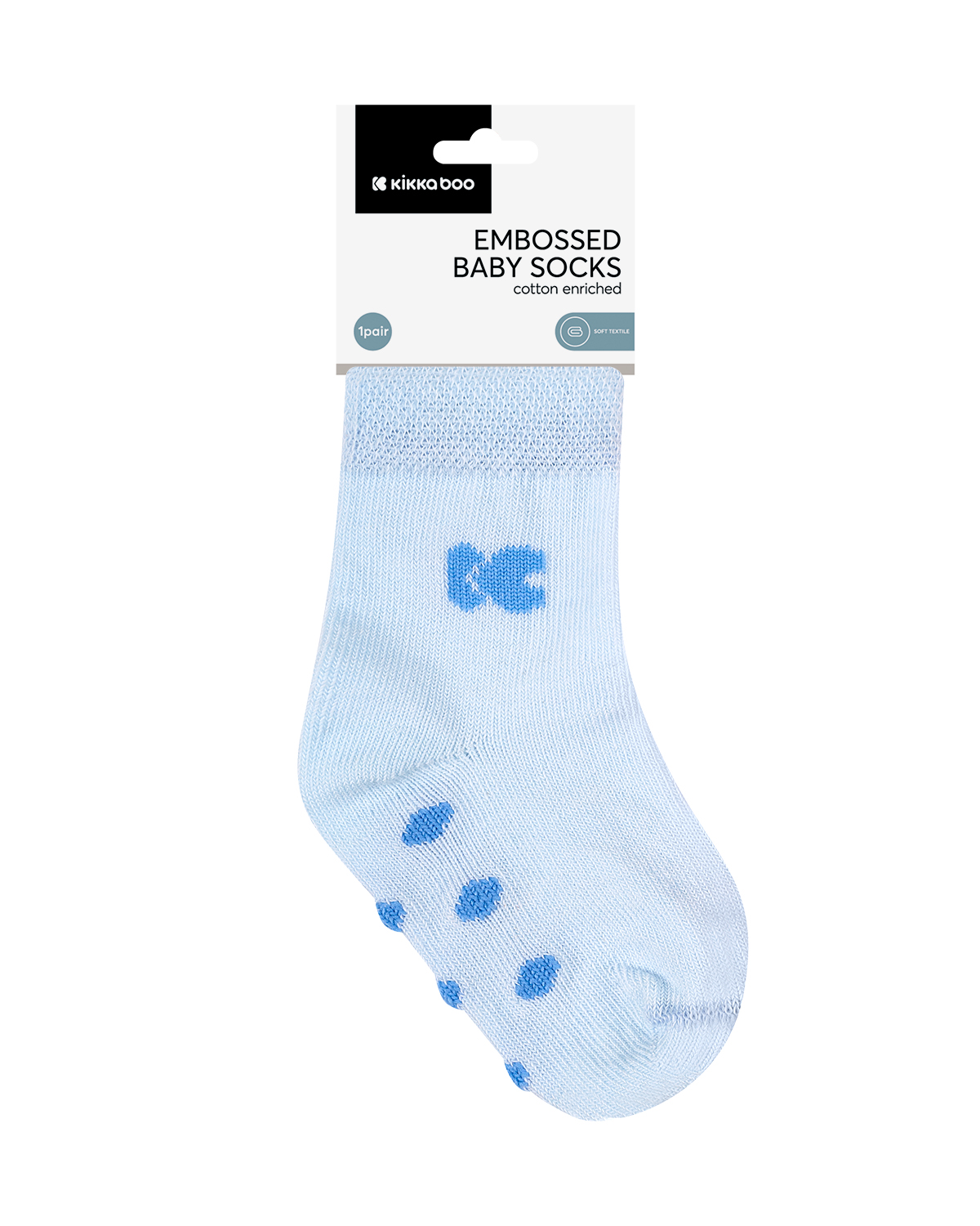 Calcetines para bebé con suela antideslizante Stripy Friends 1-2a