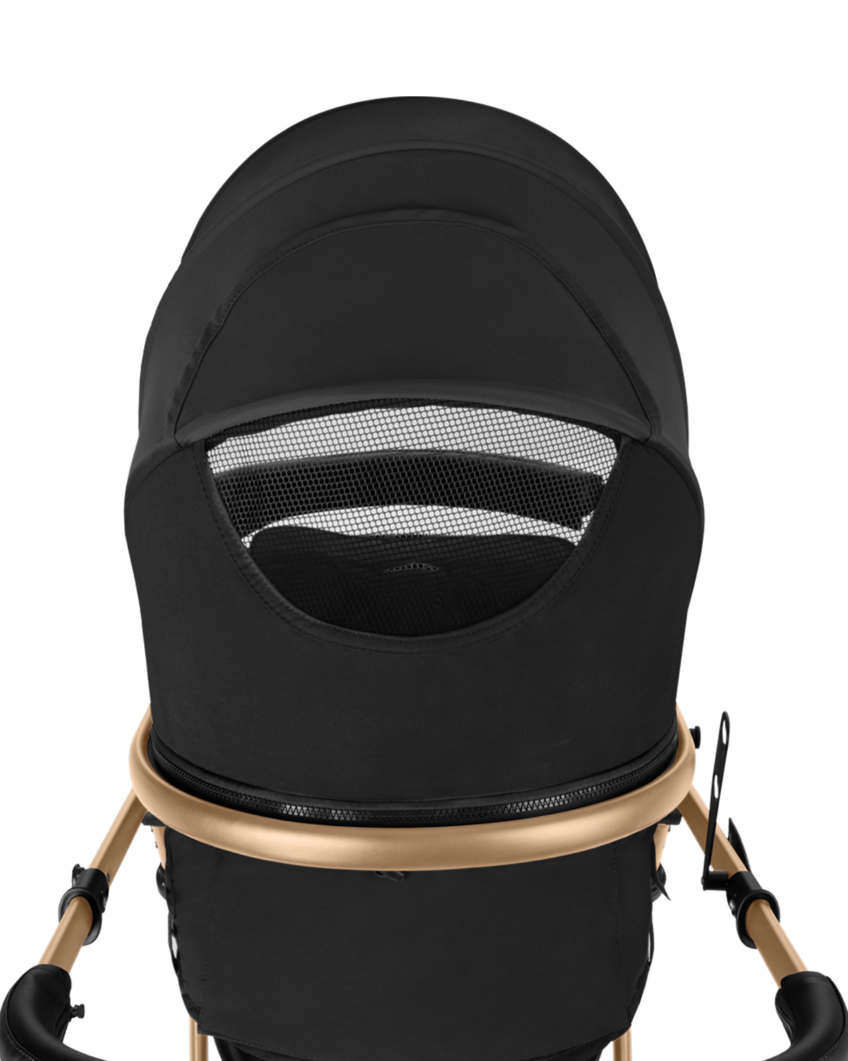 Carrito de bebé 3en1 asiento transf. Amaia Negro 2024