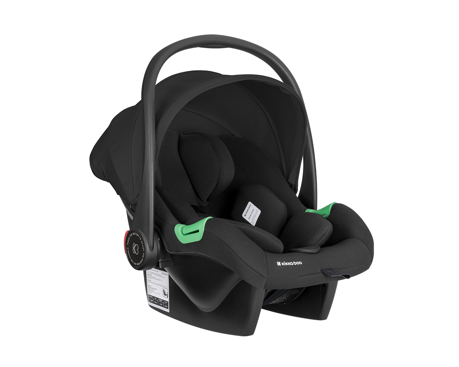 Carrito de bebé 3en1 asiento transf. Amaia Negro 2024