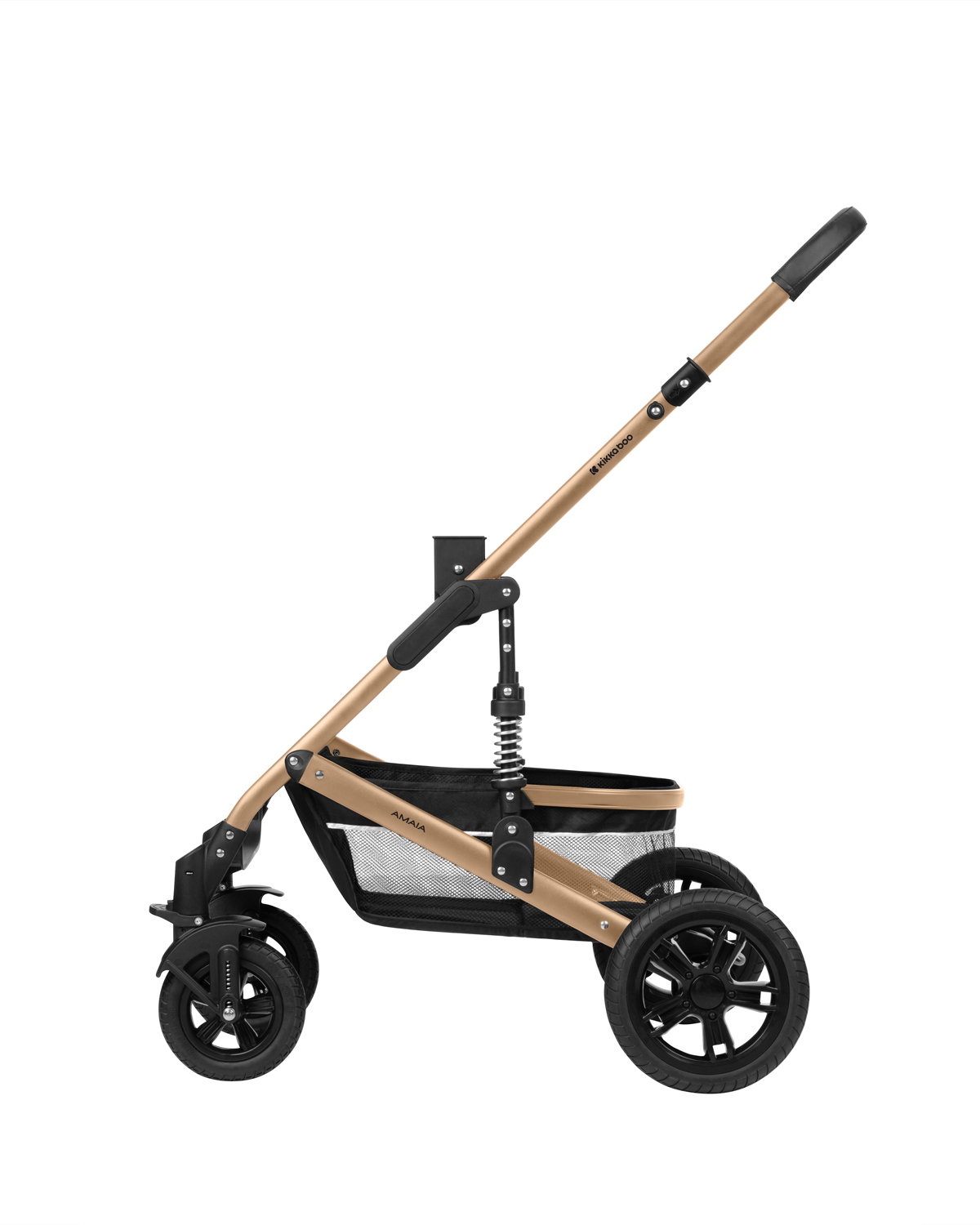 Carrito de bebé 3en1 asiento transf. Amaia Negro 2024