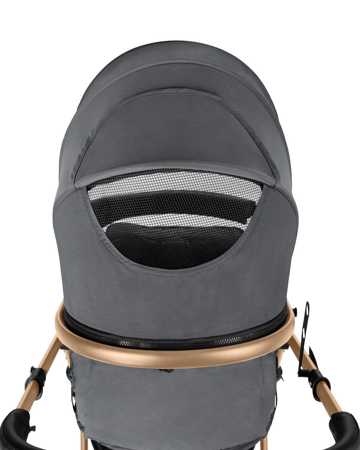 Carrito de bebé 3en1 asiento transf. Amaia Gris Oscuro 2024