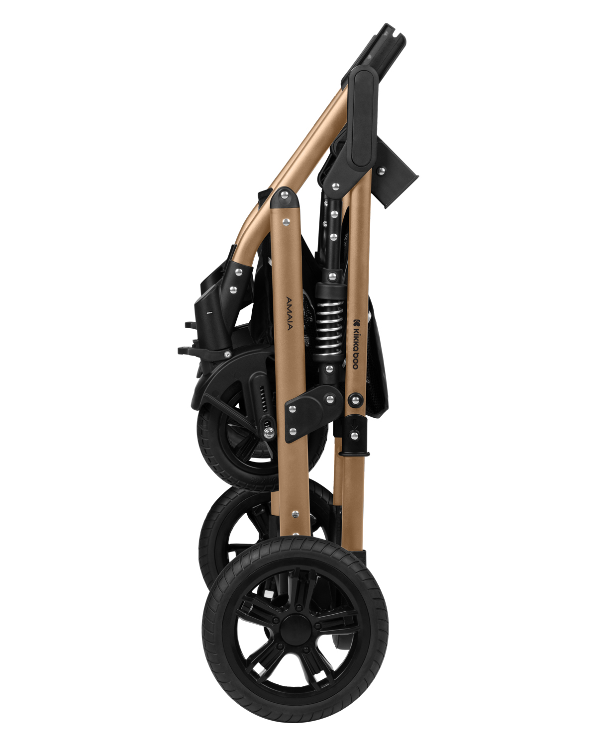 Carrito de bebé 3en1 asiento transf. Amaia Gris Oscuro 2024