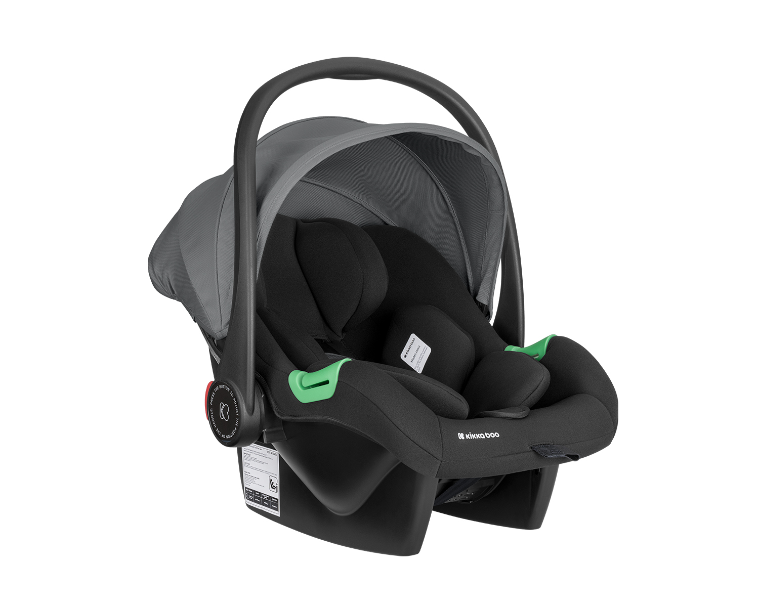 Carrito de bebé 3en1 asiento transf. Amaia Gris Oscuro 2024