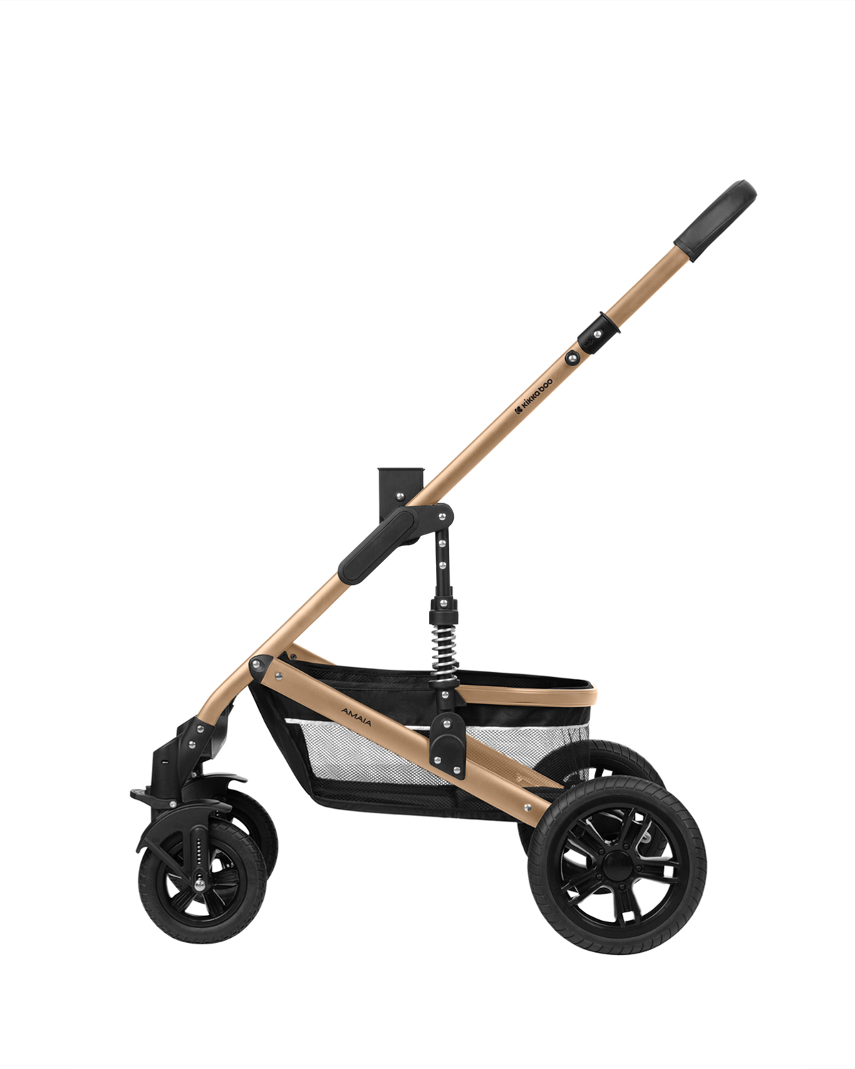 Carrito de bebé 3en1 asiento transf. Amaia Gris Oscuro 2024