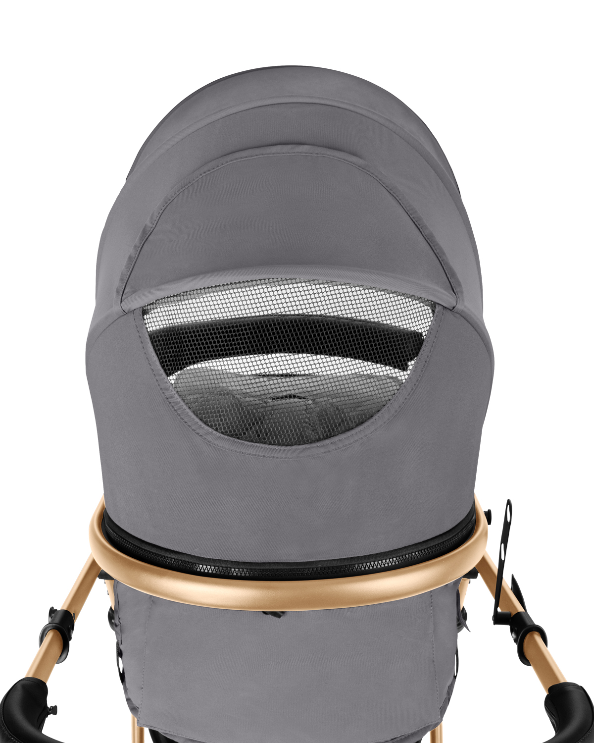 Carrito de bebé 3en1 asiento transf. Amaia Gris Claro 2024