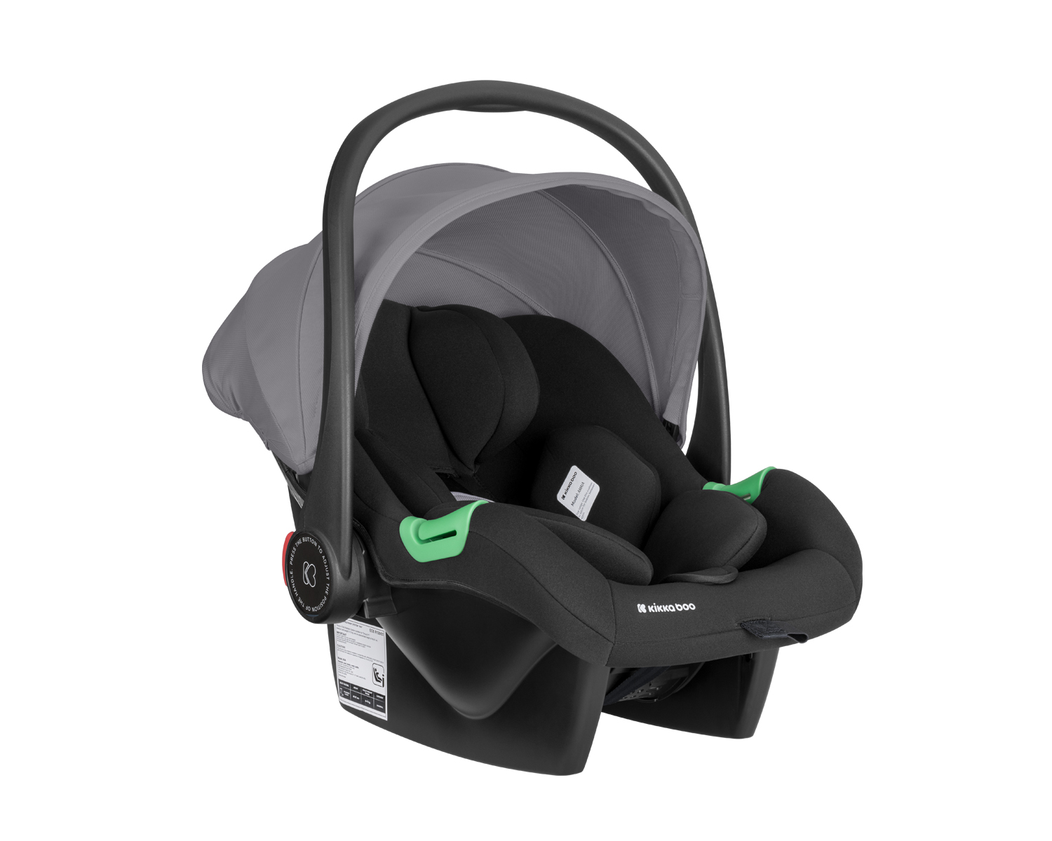 Carrito de bebé 3en1 asiento transf. Amaia Gris Claro 2024