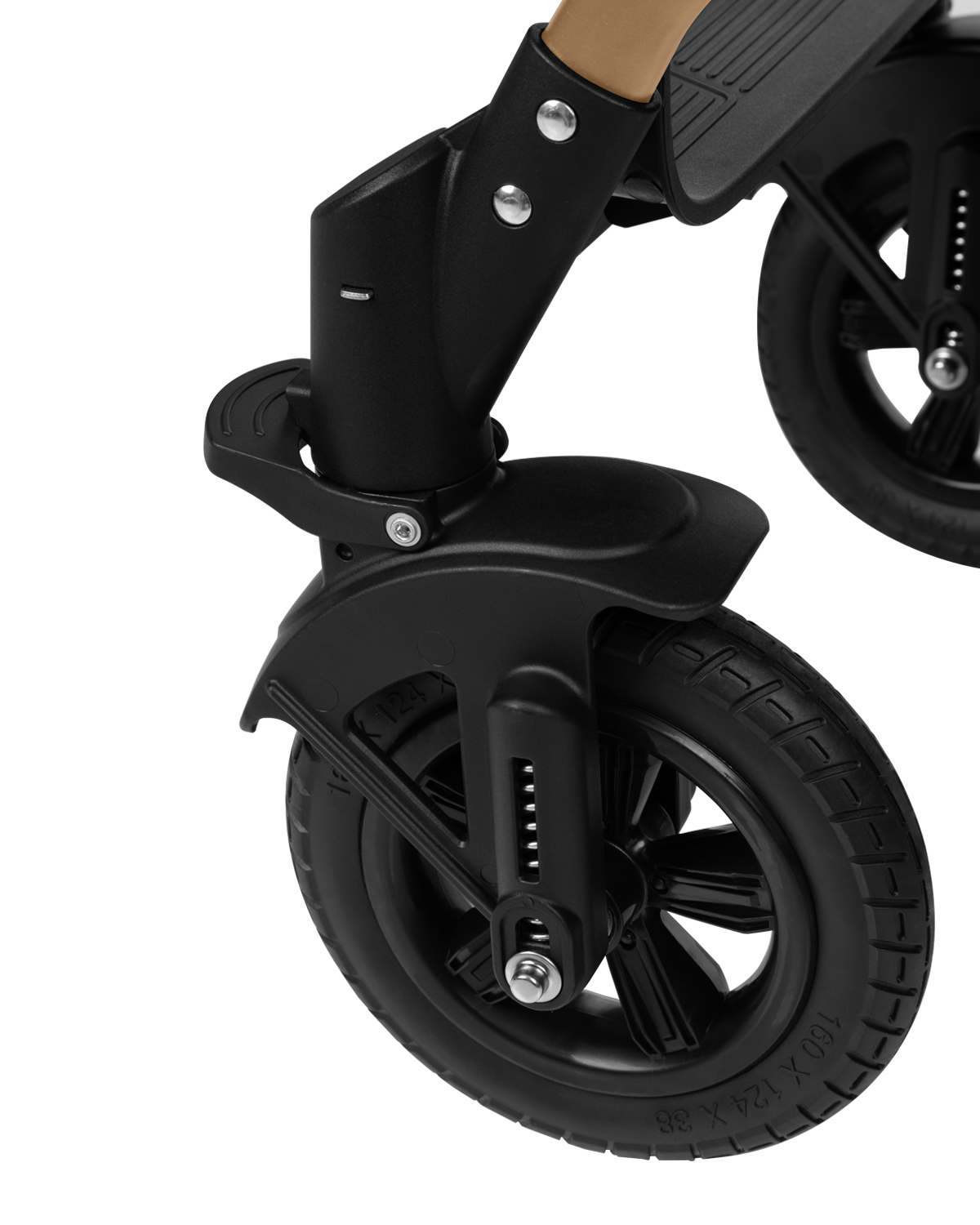 Carrito de bebé 3en1 asiento transf. Amaia Gris Claro 2024