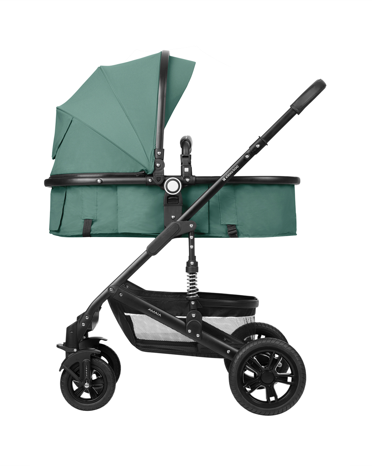 Carrito de bebé 3en1 asiento transf. Amaia Menta 2024