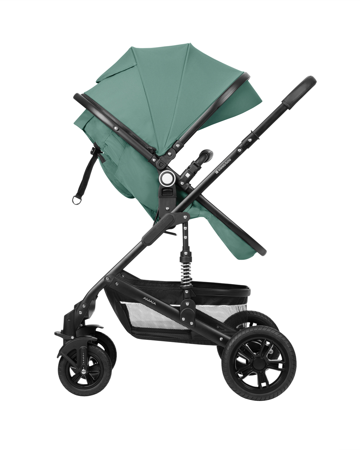 Carrito de bebé 3en1 asiento transf. Amaia Menta 2024