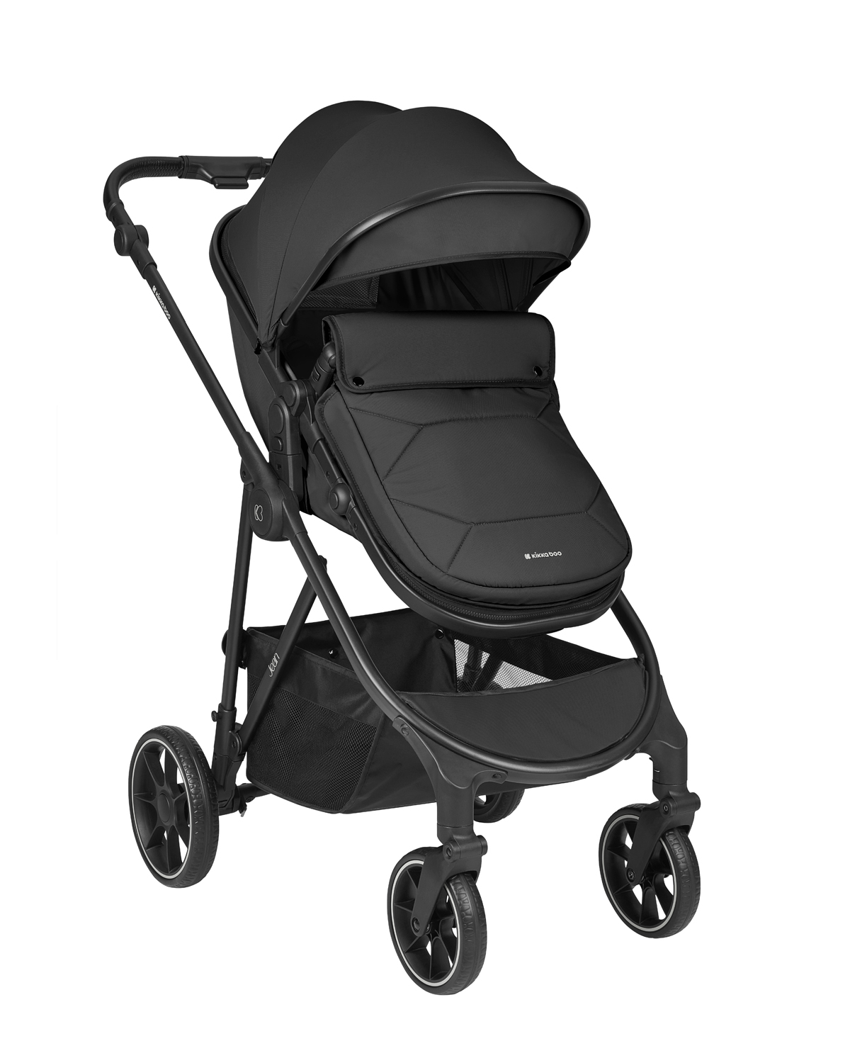 Carrito 3en1 con asiento transf. Jean Negro